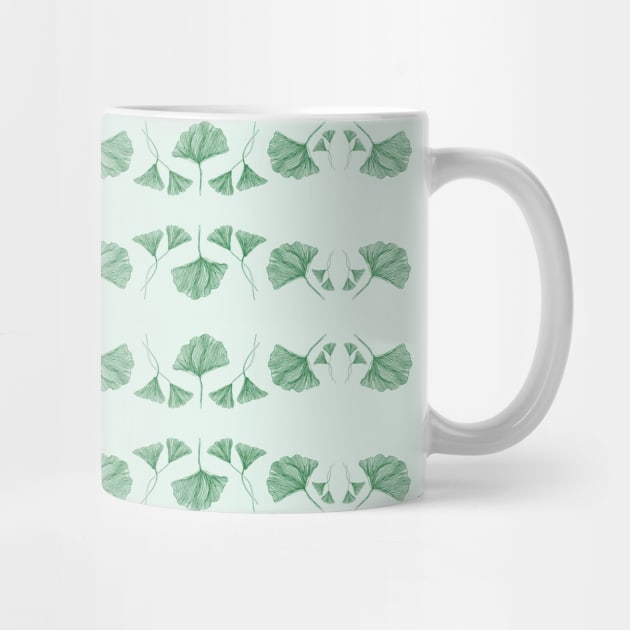 gingko leaves (pattern) by gabrielladuffy